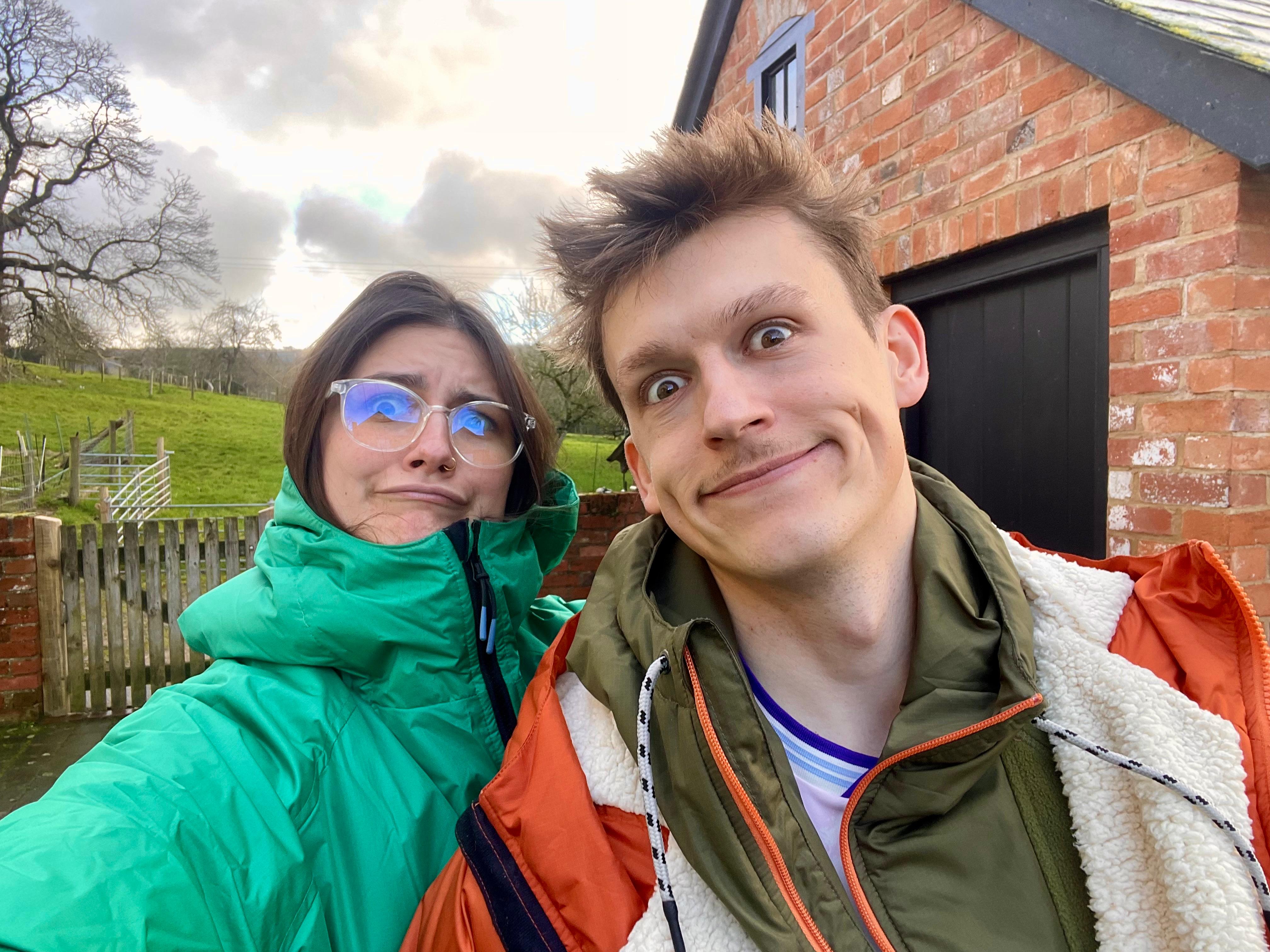 Silly selfie at the farm